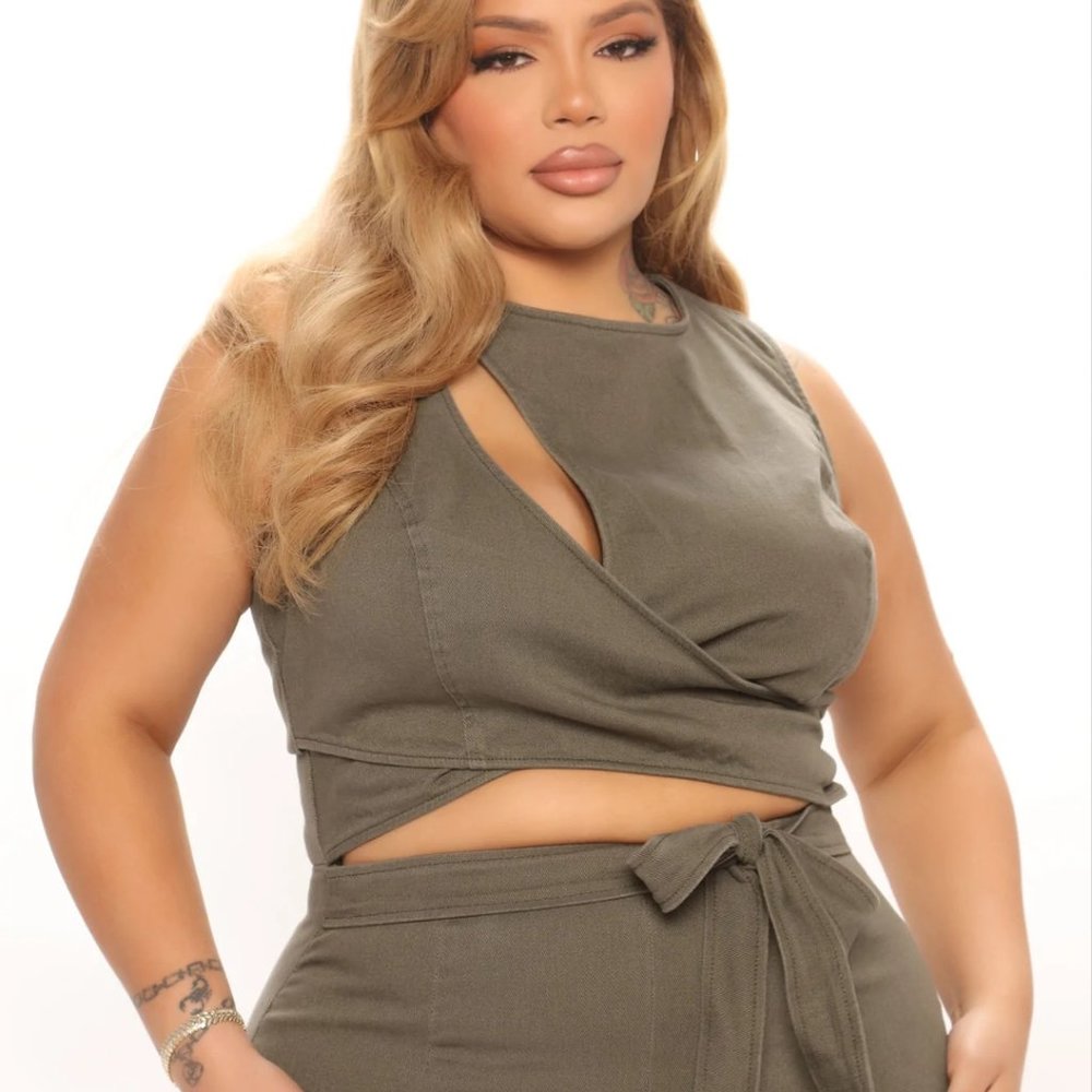 Olive Green jumpsuit